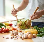 Healthy eating habits.